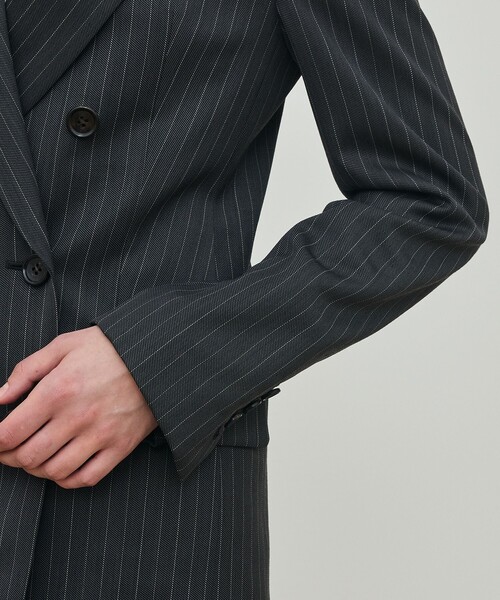 ウールドスキン ダブルブレスレッドジャケット（テーラードジャケット