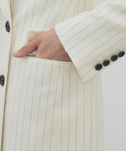 ウールドスキン ダブルブレスレッドジャケット（テーラードジャケット