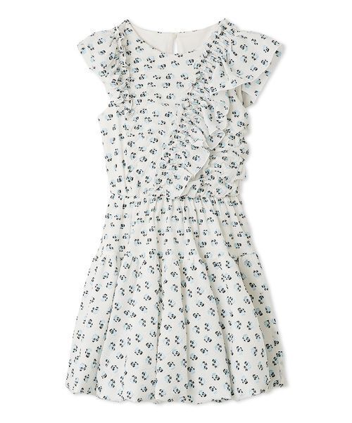 FURFUR バルーンヘムミニドレス　FLOWER FURFUR（ファーファー）の「バルーンヘムミニドレス（ドレス）」 - WEAR