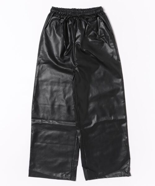 urge：（アージコロン ）の「【URGE：】合成皮革 イージーパンツ（その他パンツ・レディース・ブラック・SMALL/MEDIUM/LARGE/X-LARGE）」の5枚目の写真