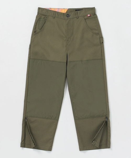 VOLCOM(ボルコム)の「【VOLCOM/ボルコム】 POVJ Bryan Iguchi Work Pants /ルーズフィットブーツジッパーワークパンツ(その他パンツ・メンズ・オリーブ・36inch)」の2枚目の写真