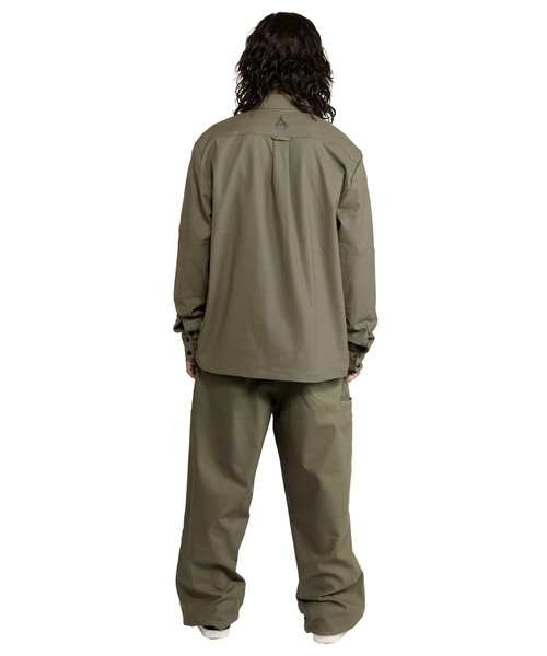 VOLCOM(ボルコム)の「【VOLCOM/ボルコム】 POVJ Bryan Iguchi Work Pants /ルーズフィットブーツジッパーワークパンツ(その他パンツ・メンズ・オリーブ・36inch)」の4枚目の写真