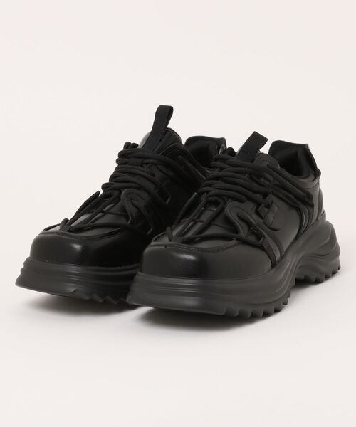 WESTBOY(ウエストボーイ)の「厚底レザースニーカー WO25S13SH06【WB ORIGINALS】(スニーカー・メンズ・ブラック・44/41/42/43)」の12枚目の写真