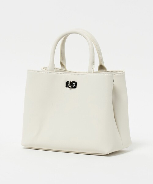 【美品】 UNITED ARROWS ポーチ付きスクエアトートバッグ　かごバッグ スクエア ポーチ/バッグ