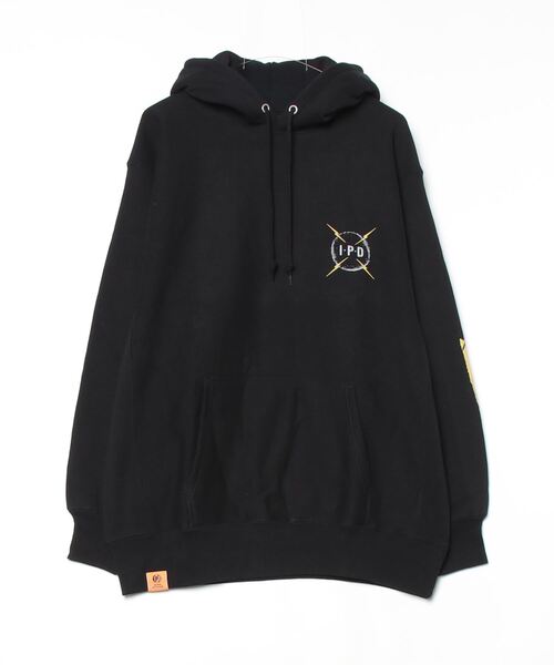 IPD（アイピーディー）の「【IPD】BOLT HOODIE（パーカー・メンズ・アッシュ/ブラック・MEDIUM/LARGE/X-LARGE）」の2枚目の写真