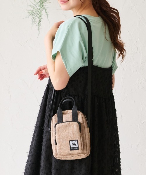 BACKYARD FAMILY(バックヤードファミリー)の「CHOOP 2way shoulder bag(ショルダーバッグ・レディース・ベージュ/ブラック・FREE)」の1枚目の写真