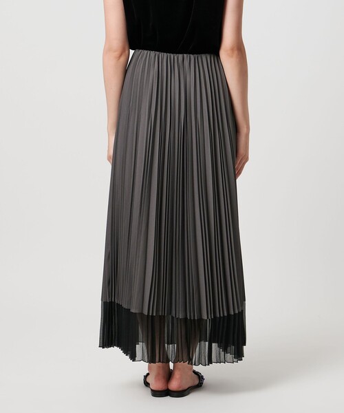 シアー コンビ プリーツ スカート（スカート）｜UNITED ARROWS