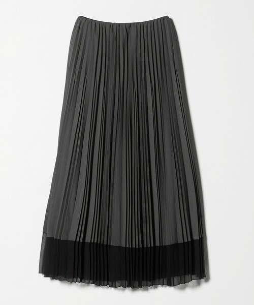 UNITED ARROWS（ユナイテッドアローズ）の「シアー コンビ プリーツ スカート（スカート・レディース・オフホワイト/ダークグレー/ブラック・36/38）」の20枚目の写真