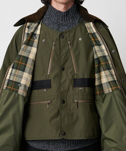 Barbour(バブアー)の「<BARBOUR x BRIEFING x UNITED ARROWS>BEDALE/ビデイル/ブルゾン(その他アウター・メンズ・オリーブ/ブラック・40/42/36/38)」の8枚目の写真