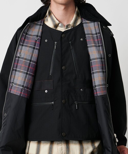 Barbour(バブアー)の「<BARBOUR x BRIEFING x UNITED ARROWS>BEDALE/ビデイル/ブルゾン(その他アウター・メンズ・オリーブ/ブラック・40/42/36/38)」の10枚目の写真
