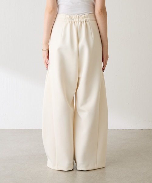 COLLAGE GALLARDAGALANTE（コラージュガリャルダガランテ）の「裾切替ダンボールパンツ（その他パンツ・レディース・ブラウン/アイボリー・0/1）」の13枚目の写真
