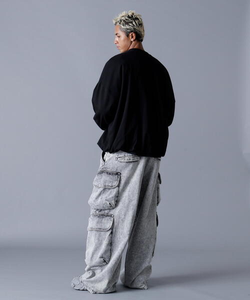 DANKE SCHON(ダンケシェーン)の「DankeSchon/ダンケシェーン/BALLOON CREWNECK(スウェット・メンズ・グレー/ブラック・M/L)」の9枚目の写真