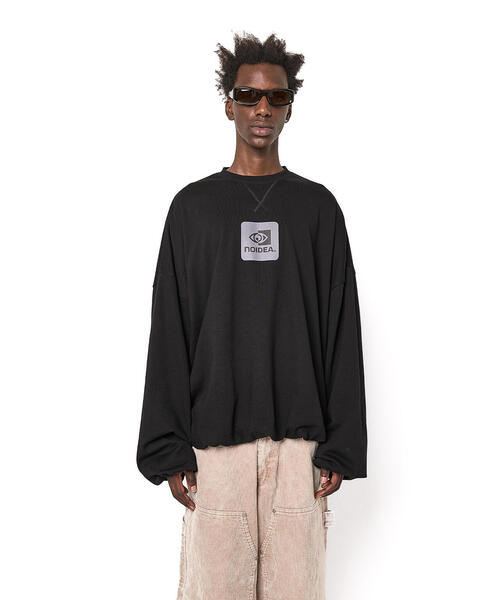 DANKE SCHON(ダンケシェーン)の「DankeSchon/ダンケシェーン/BALLOON CREWNECK(スウェット・メンズ・グレー/ブラック・M/L)」の10枚目の写真