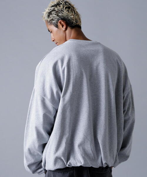 DANKE SCHON(ダンケシェーン)の「DankeSchon/ダンケシェーン/BALLOON CREWNECK(スウェット・メンズ・グレー/ブラック・M/L)」の19枚目の写真