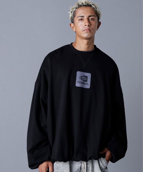 DANKE SCHON(ダンケシェーン)の「DankeSchon/ダンケシェーン/BALLOON CREWNECK(スウェット・メンズ・グレー/ブラック・M/L)」の1枚目の写真