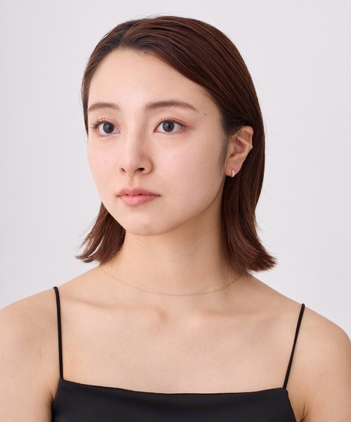 CALIN STANDARD(カリンスタンダード)の「◆金属アレルギー対応◆◆made in japan◆【純金厚メッキ】 スターダスト 極小ミニマル ループフィットイヤリング(イヤリング・レディース・シルバー/ゴールド/ピンクゴールド・FREE)」の5枚目の写真