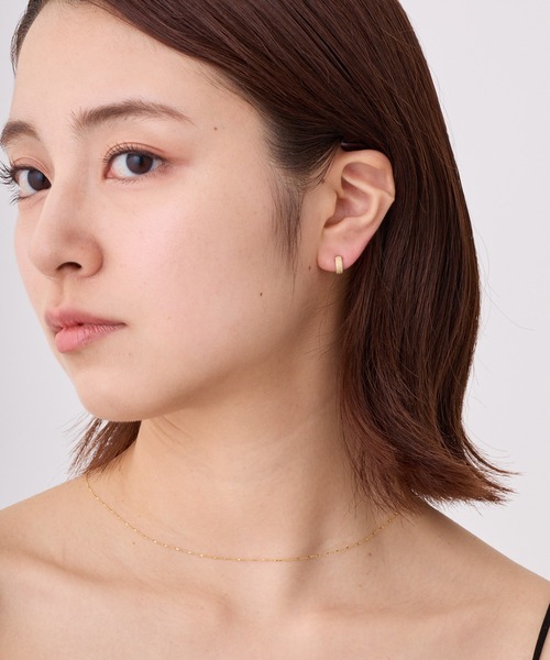 CALIN STANDARD(カリンスタンダード)の「◆金属アレルギー対応◆◆made in japan◆【純金厚メッキ】 スターダスト 極小ミニマル ループフィットイヤリング(イヤリング・レディース・シルバー/ゴールド/ピンクゴールド・FREE)」の6枚目の写真