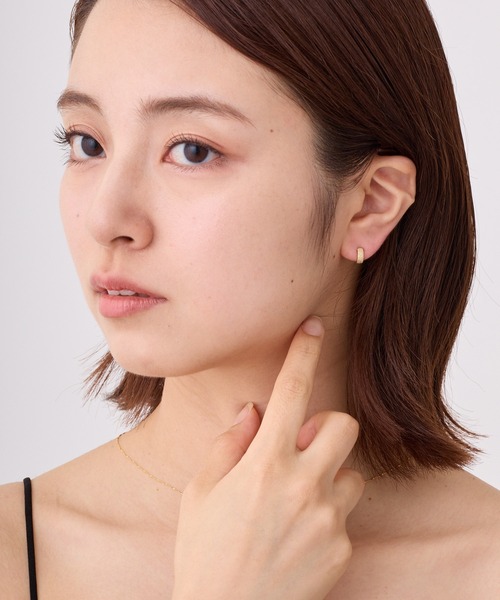 CALIN STANDARD(カリンスタンダード)の「◆金属アレルギー対応◆◆made in japan◆【純金厚メッキ】 スターダスト 極小ミニマル ループフィットイヤリング(イヤリング・レディース・シルバー/ゴールド/ピンクゴールド・FREE)」の7枚目の写真