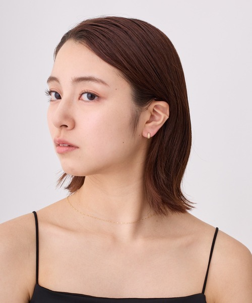 CALIN STANDARD(カリンスタンダード)の「◆金属アレルギー対応◆◆made in japan◆【純金厚メッキ】 スターダスト 極小ミニマル ループフィットイヤリング(イヤリング・レディース・シルバー/ゴールド/ピンクゴールド・FREE)」の9枚目の写真