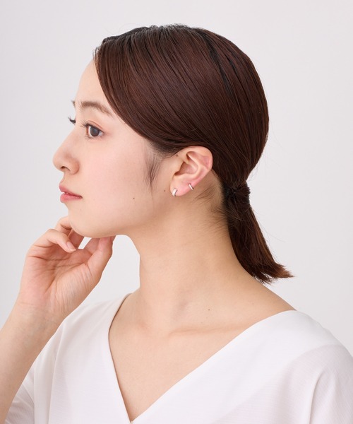 CALIN STANDARD(カリンスタンダード)の「◆金属アレルギー対応◆◆made in japan◆【純金厚メッキ】 スターダスト 極小ミニマル ループフィットイヤリング(イヤリング・レディース・シルバー/ゴールド/ピンクゴールド・FREE)」の15枚目の写真