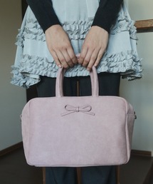 FEKETE(tFPe)suede 2way ribbon bag / 2WAY {XG[h{XgobO({XgobO)