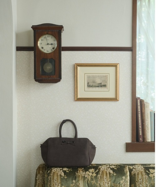 FEKETE（フェケテ）の「suede 2way ribbon bag / 2WAY リボンスエードボストンバッグ（ボストンバッグ・レディース・ピンク/ブラウン・FREE）」の18枚目の写真