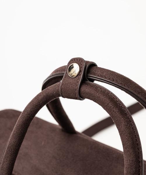 FEKETE（フェケテ）の「suede 2way ribbon bag / 2WAY リボンスエードボストンバッグ（ボストンバッグ・レディース・ピンク/ブラウン・FREE）」の22枚目の写真