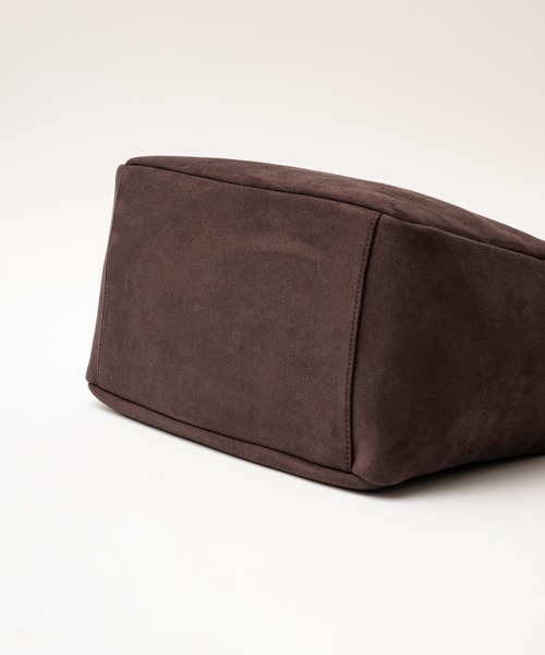 FEKETE フェケテ リボンスウェードボストンバッグ ブラウン suede 2way ribbon bag / 2WAY リボンスエードボストンバッグ