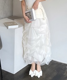 ROYAL PARTY｜ロイヤルパーティーのスカート（ホワイト/白色系）通販  