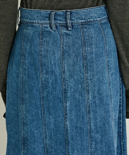 AKANE UTSUNOMIYA(アカネウツノミヤ)の「【AKANE UTSUNOMIYA/アカネウツノミヤ】WAO-FSK46-2007/デニムマーメイドスカート/秋服(スカート・レディース・ダークインディゴブルー/ブラック・38/36)」の14枚目の写真