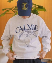 FFEIN（フェイン）の「【FFEIN(フェイン)】ヘビーウエイトフルーツロゴスウェット   スウェット トレーナー 刺繍 裏起毛 クルーネック（スウェット）」