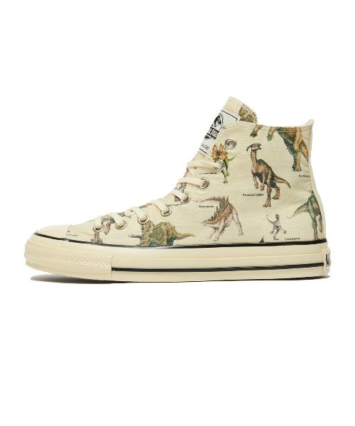 CONVERSE(コンバース)の「CONVERSE ALL STAR AGED DP HI / JURASSIC PARK(コンバース オールスター エイジド DP HI / ジュラシック・パーク)(スニーカー・メンズ・ナチュラル・25cm/25.5cm/26cm/26.5cm/27cm/27.5cm/28cm/29cm)」の3枚目の写真