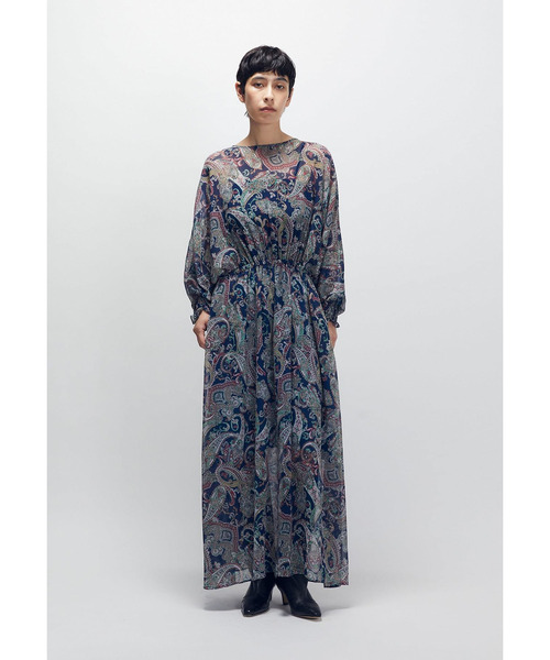 セール】ペイズリープリントワンピース（ドレス）｜1er Arrondissement