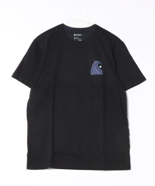 STANCE(スタンス)の「【STANCE/スタンス】バックプリントコットンTシャツ ユニセックス STACKED SWELL TEE(Tシャツ/カットソー・メンズ・ブラック・MEDIUM/LARGE/X-LARGE)」の3枚目の写真