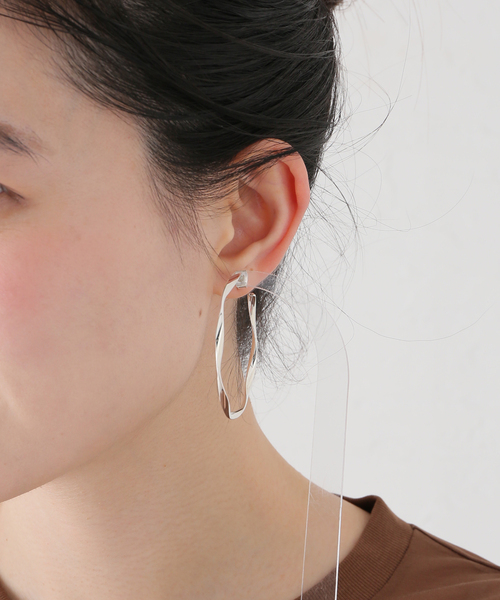 IENA(イエナ)の「PHILIPPE AUDIBERT/フィリップ・オーディベール BO3755 earring ピアス(両耳) BO3755(ピアス(両耳用)・レディース・シルバー・FREE)」の8枚目の写真