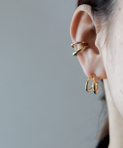 ISOLATION(アイソレーション)の「【ISOLATION / アイソレーション】Silver925 Clear Pierce /クリアーピアス シルバー925(ピアス(両耳用)・レディース・ゴールド・FREE)」の3枚目の写真