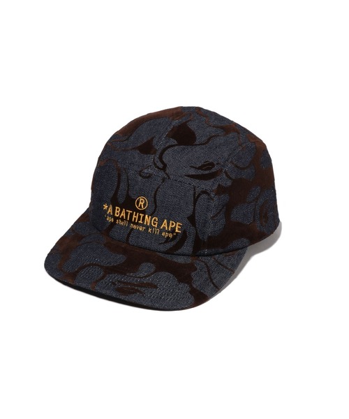 CAMO FLOCKED DENIM JET CAP（キャップ）｜A BATHING APE（ア
