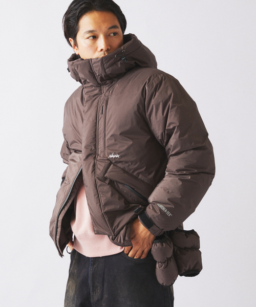 NANGA（ナンガ）の「《追加》NANGA / ナンガ 別注 オーロラテックス(R) ダウンジャケット（ダウンジャケット/コート・メンズ・ブラック/ブラウン/ライトグレー/チャコールグレー・X-LARGE/LARGE/MEDIUM）」の8枚目の写真