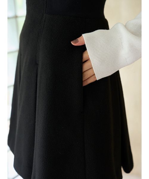 SNIDEL(スナイデル)の「ウエストリブプリーツミニスカート(スカート・レディース・グレー/ブラック/アイボリー・1/0)」の11枚目の写真
