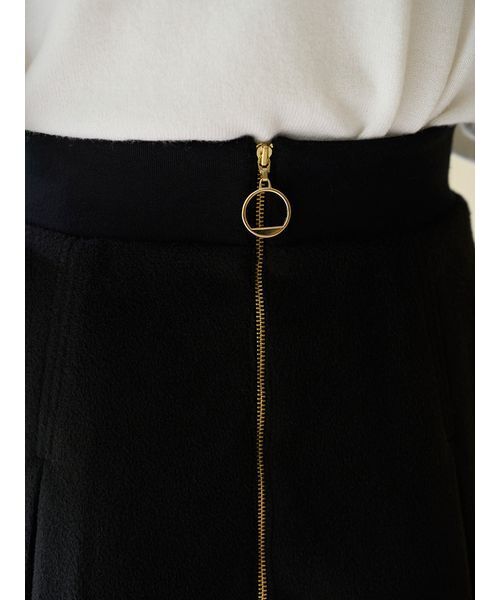 SNIDEL(スナイデル)の「ウエストリブプリーツミニスカート(スカート・レディース・グレー/ブラック/アイボリー・1/0)」の12枚目の写真