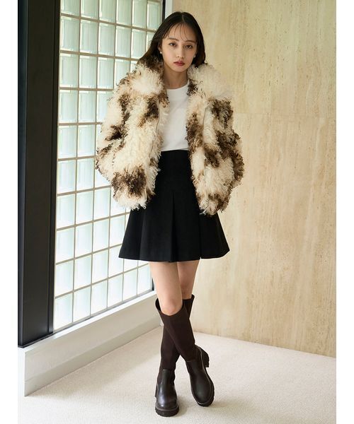 セール】ウエストリブプリーツミニスカート（スカート）｜SNIDEL