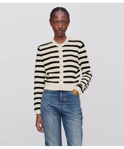 A.P.C.（アーペーセー）の「CARDIGAN MANON  /25A（ニット/セーター・レディース・キナリ・M）」の4枚目の写真