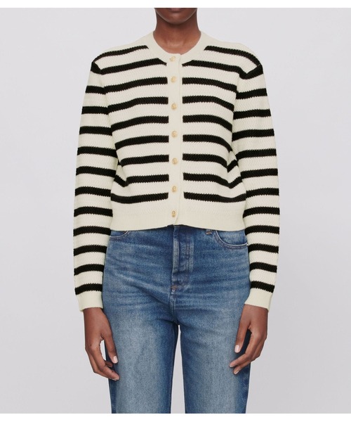 A.P.C.（アーペーセー）の「CARDIGAN MANON  /25A（ニット/セーター・レディース・キナリ・M）」の2枚目の写真