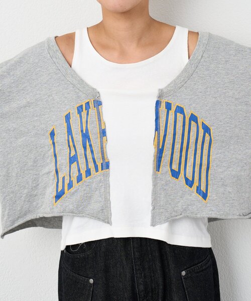 etsinta（エシンタ）の「etsintaリメイクオフショルハーフスリーブtee（Tシャツ/カットソー・レディース・グレー・ONE SIZE）」の17枚目の写真