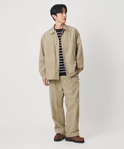 koti BEAUTY&YOUTH＞ナイロン シャツ ジャケット（シャツ/ブラウス