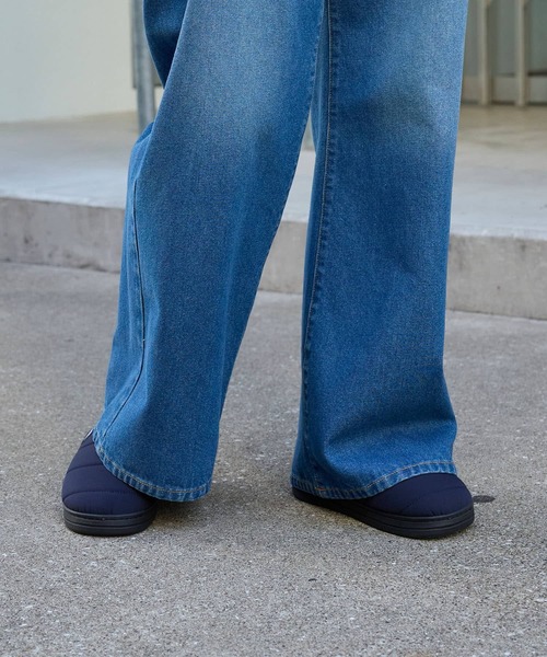 U.S. POLO ASSN.(ユーエスポロアッスン)の「U.S. POLO ASSN. /ユーエスポロアッスン 別注 ロゴワンポイント モックシューズ/クロッグシューズ(スリッポン・レディース・ブラック/ネイビー・28cm/27cm/26cm/25cm/24cm/23cm)」の11枚目の写真