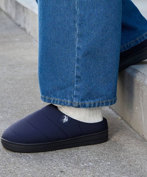 U.S. POLO ASSN.(ユーエスポロアッスン)の「U.S. POLO ASSN. /ユーエスポロアッスン 別注 ロゴワンポイント モックシューズ/クロッグシューズ(スリッポン・レディース・ブラック/ネイビー・28cm/27cm/26cm/25cm/24cm/23cm)」の13枚目の写真