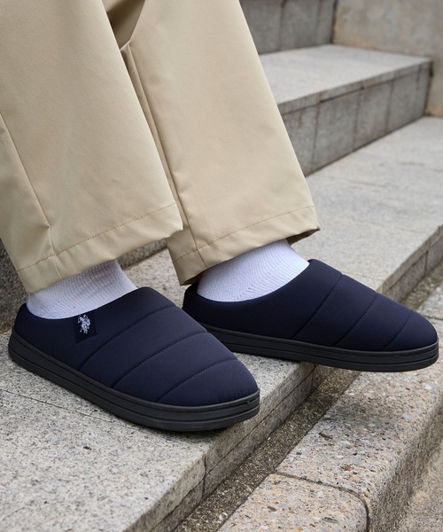 SUANGLNG JC-Q301【新品】 U.S. POLO ASSN. /ユーエスポロアッスン 別注 ロゴワンポイント モック