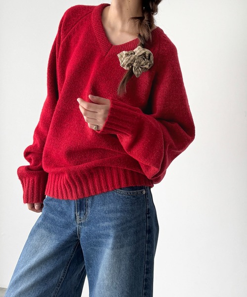 CANAL JEAN（キャナルジーン）の「El mar　グラフチェックシュシュ（シュシュ・レディース・ベージュ/ブラウン・ONE SIZE）」の3枚目の写真