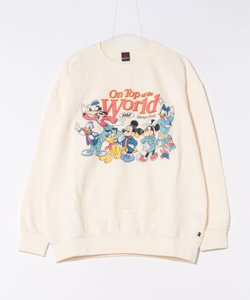 Disney(ディズニー)の「親子お揃い ディズニー WEB限定 キャラクタートレーナー 0902A(スウェット・レディース・ホワイト/ブラック・S/M/L/XL)」の9枚目の写真